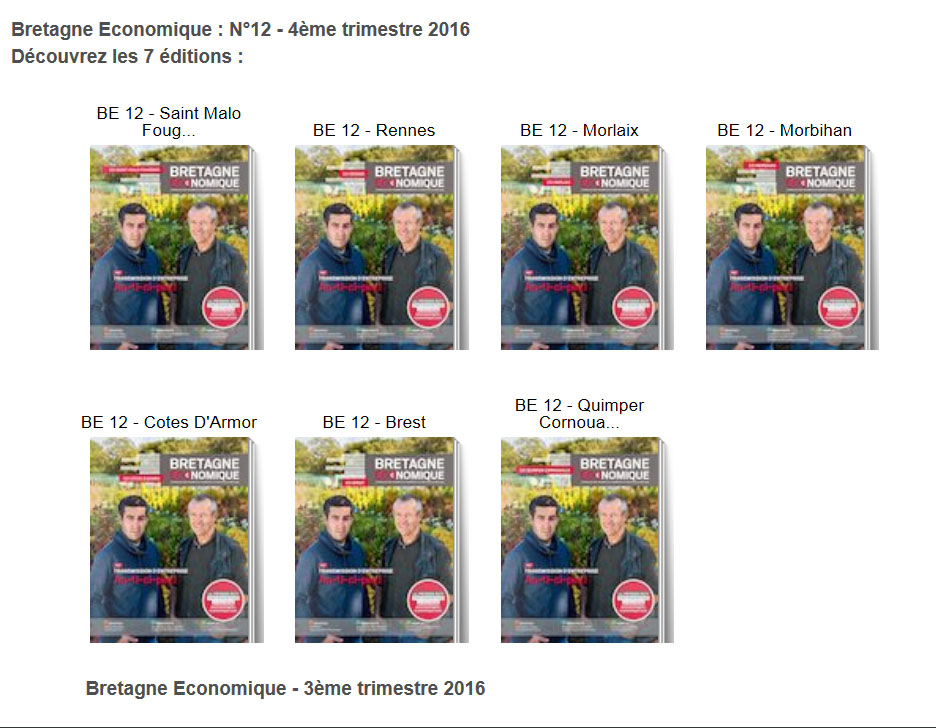 Bretagne conomique 7 ditions